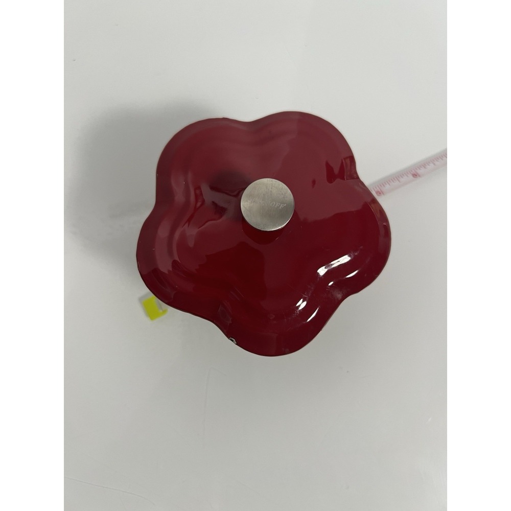 BergHOFF Enamel on Cast Iron Individual Baker, Flower Shape,‎ RED